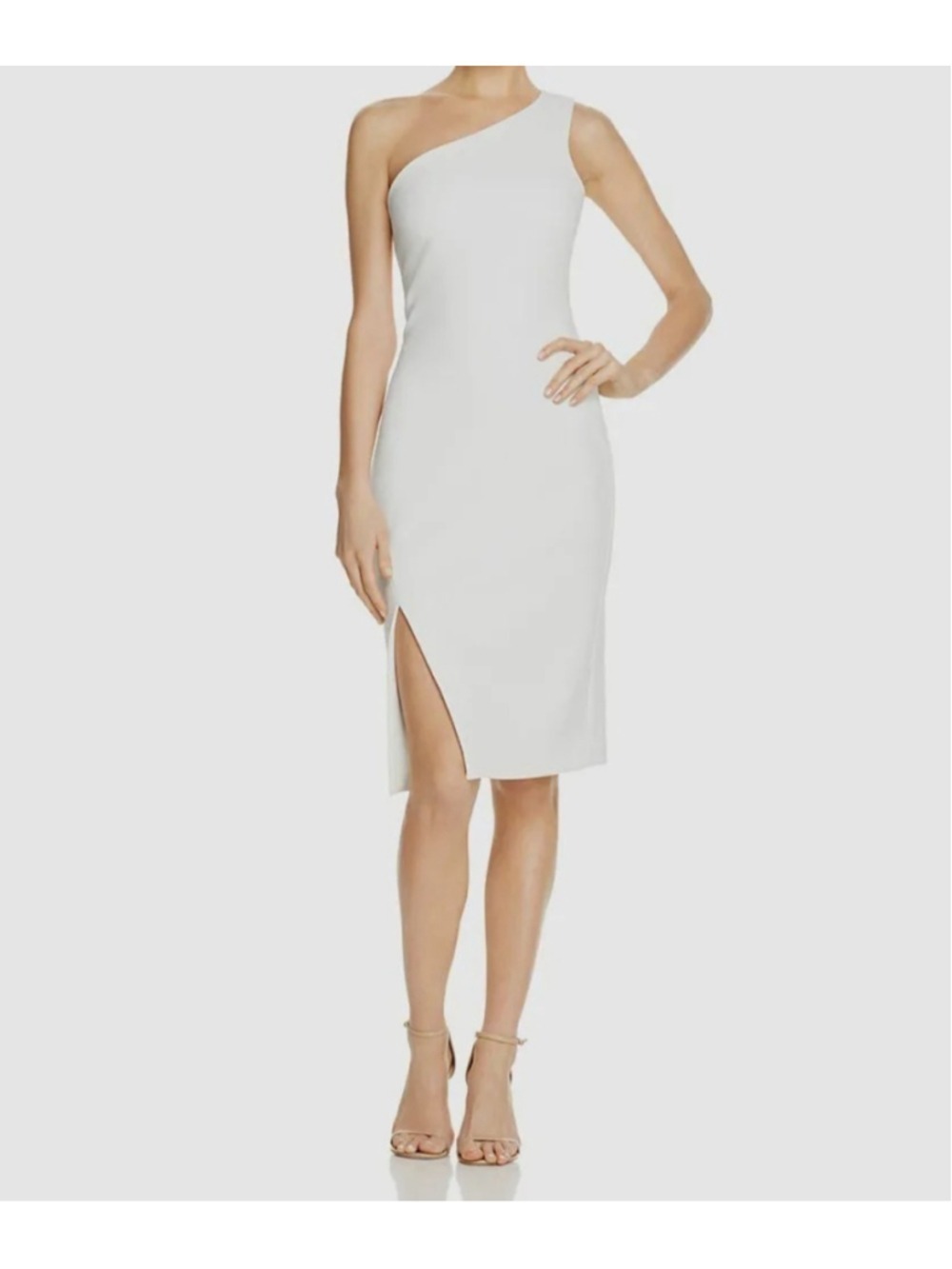 Women's LIKELY White One Shoulder Dress, Size 6
